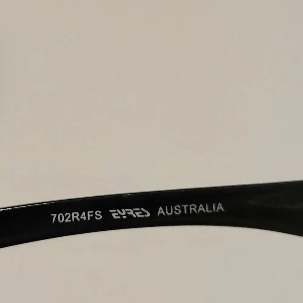 Eyres Austaralia Sunglasses Blue Plastic frame Wrap around 702R4FS